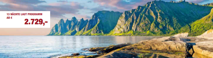 Busrundreise Höhepunkte Skandinaviens